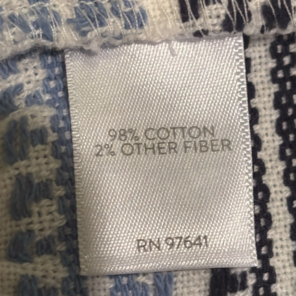 J.Jill Womens Maxi Dress Sleeveless Blue White Stripe Boho Sundress size 2X - Picture 9 of 9